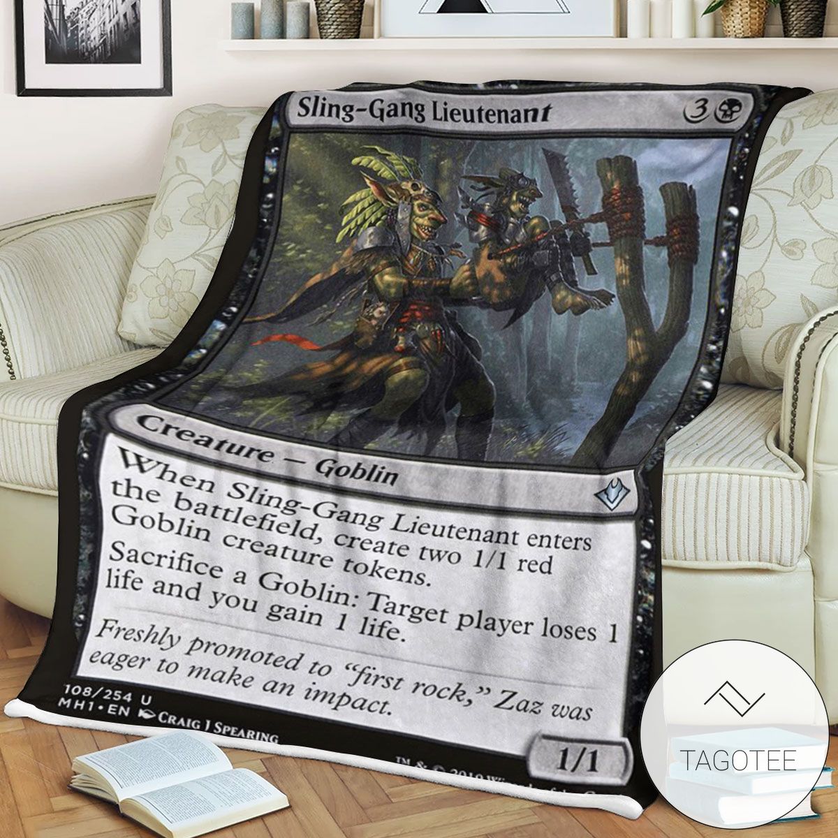 Mh1 108 Sling Gang Lieutenant Mtg Game Magic The Gathering Blanket Mh1 108 Sling Gang Lieutenant Mtg Game Magic The Gathering Blanket
