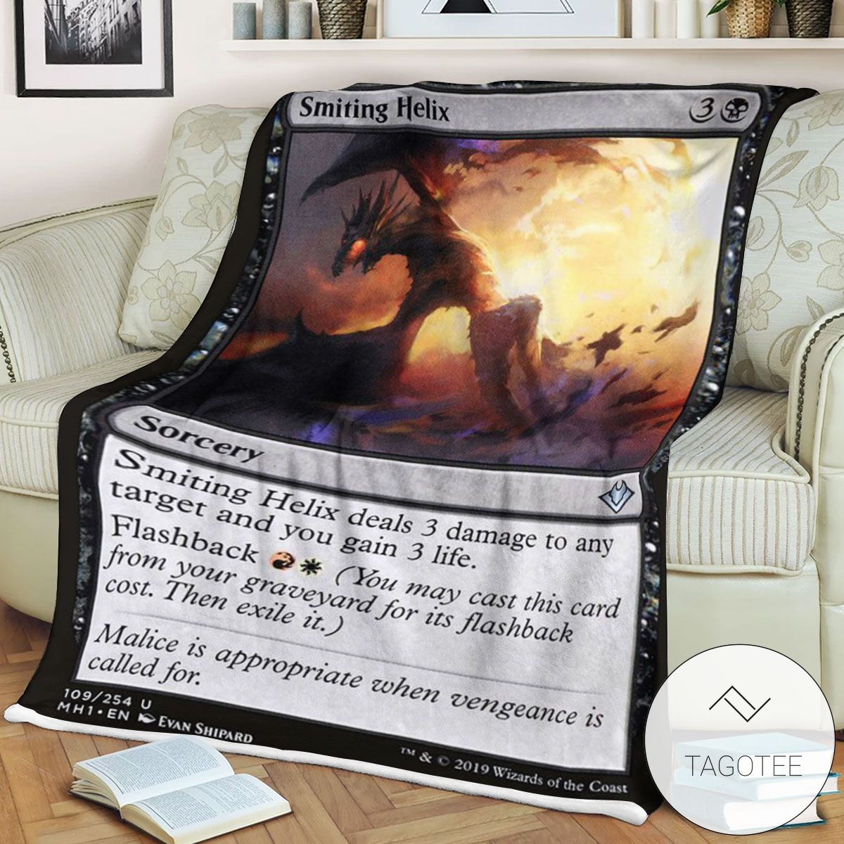 Mh1 109 Smiting Helix Mtg Game Magic The Gathering Blanket Mh1 109 Smiting Helix Mtg Game Magic The Gathering Blanket