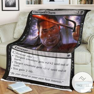 Mh1 111 Umezawa S Charm Mtg Game Magic The Gathering Blanket