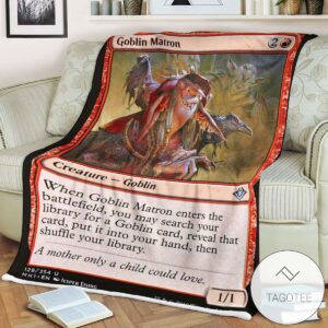 Mh1 129 Goblin Matron Mtg Game Magic The Gathering Blanket
