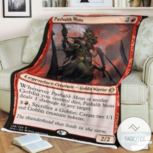Mh1 138 Pashalik Mons Mtg Game Magic The Gathering Blanket