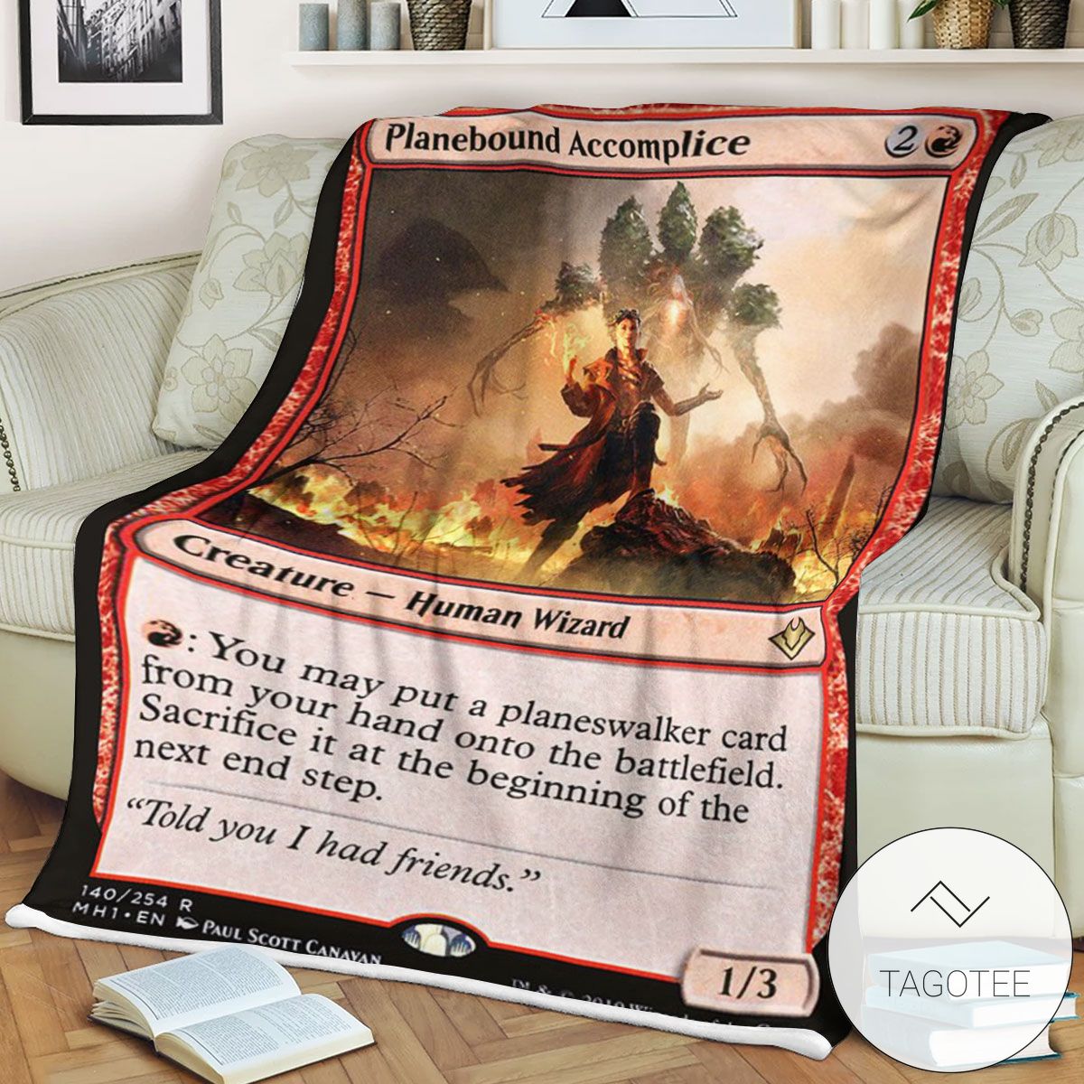 Mh1 140 Planebound Accomplice Mtg Game Magic The Gathering Blanket Mh1 140 Planebound Accomplice Mtg Game Magic The Gathering Blanket