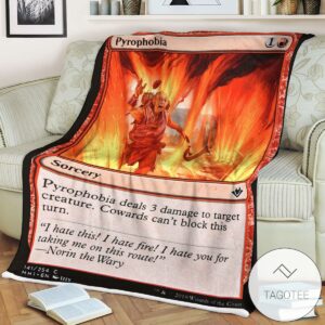 Mh1 141 Pyrophobia Mtg Game Magic The Gathering Blanket