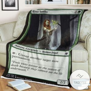 Mh1 176 Rime Tender Mtg Game Magic The Gathering Blanket