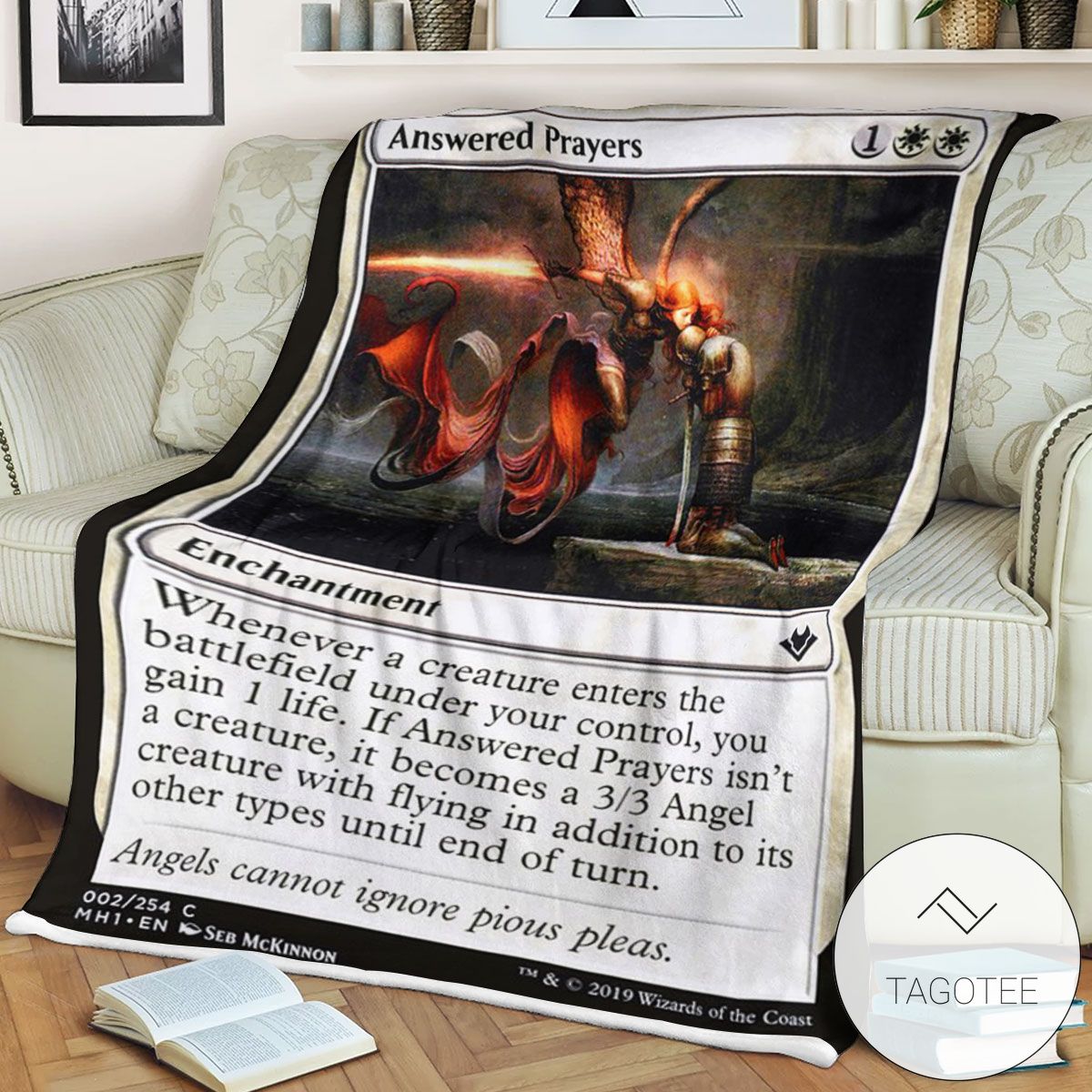 Mh1 2 Answered Prayers Mtg Game Magic The Gathering Blanket Mh1 2 Answered Prayers Mtg Game Magic The Gathering Blanket