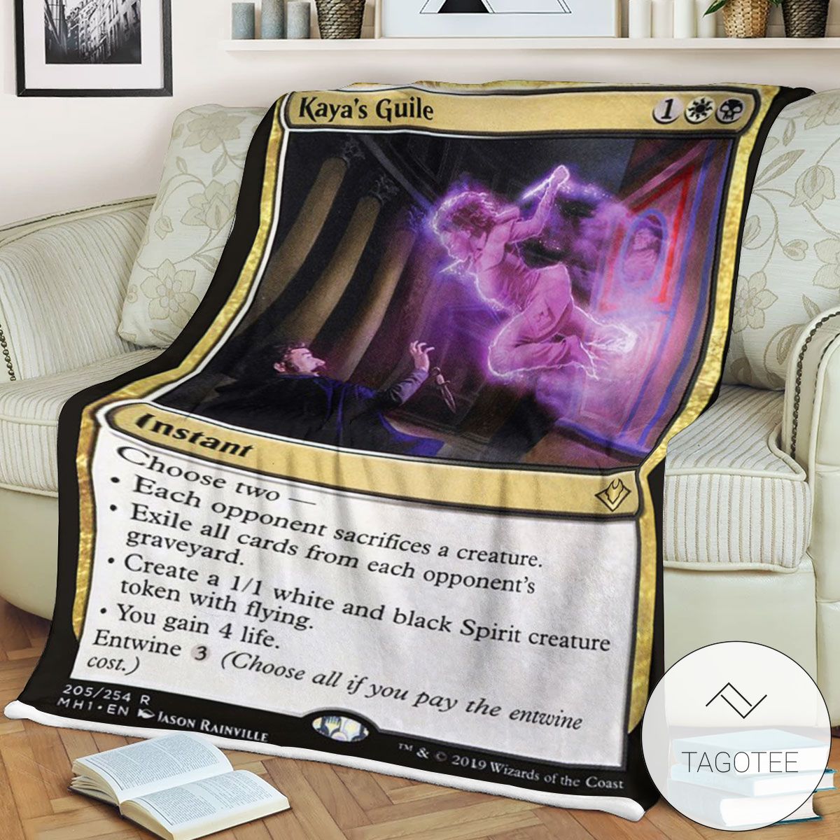 Mh1 205 Kaya S Guile Mtg Game Magic The Gathering Blanket Mh1 205 Kaya S Guile Mtg Game Magic The Gathering Blanket
