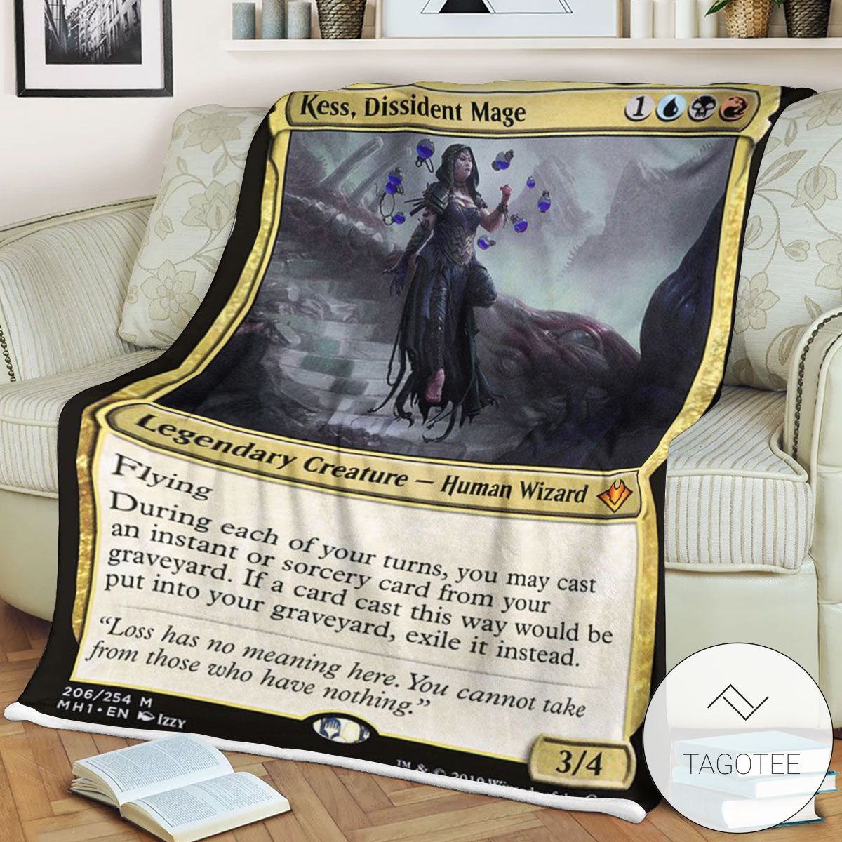 Mh1 206 Kess Dissident Mage Mtg Game Magic The Gathering Blanket Mh1 206 Kess Dissident Mage Mtg Game Magic The Gathering Blanket