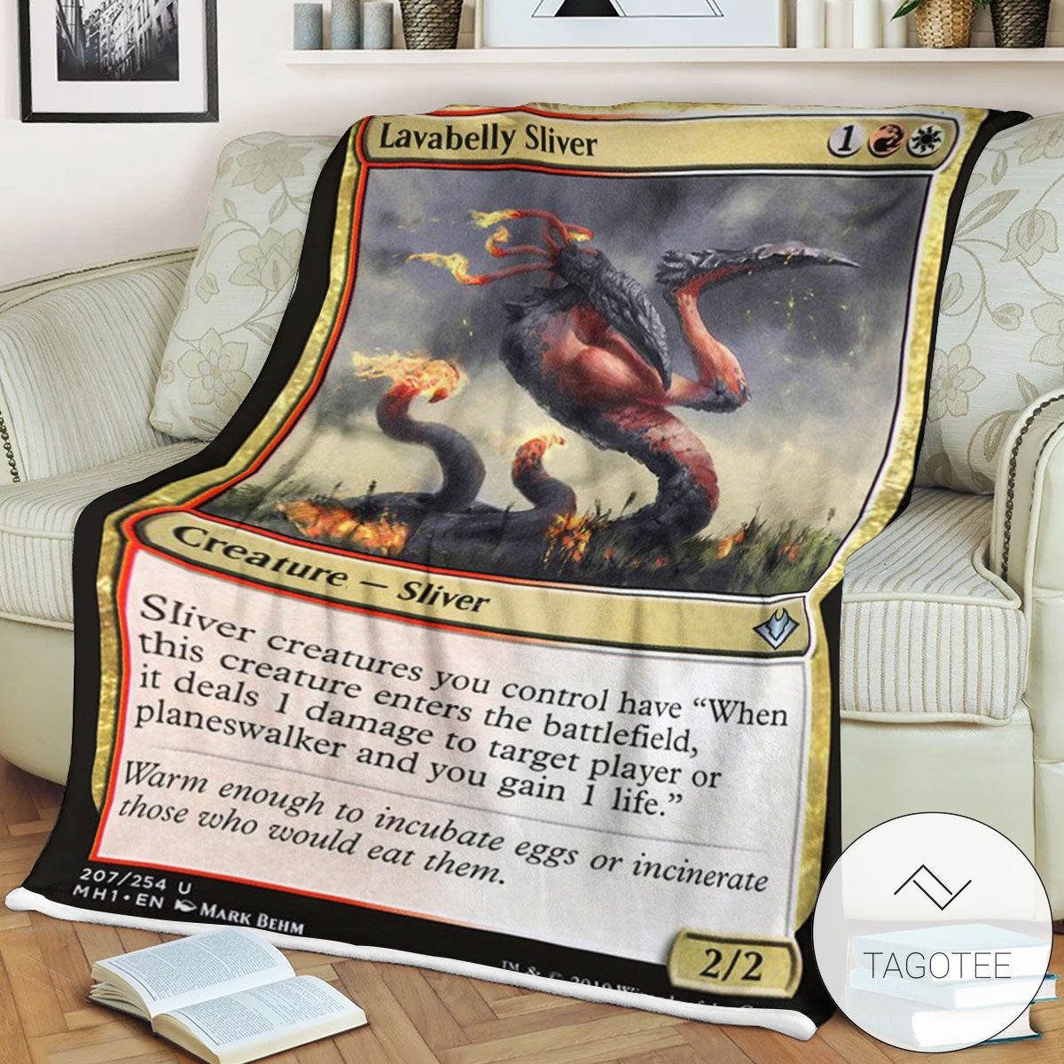 Mh1 207 Lavabelly Sliver Mtg Game Magic The Gathering Blanket Mh1 207 Lavabelly Sliver Mtg Game Magic The Gathering Blanket