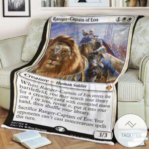 Mh1 21 Ranger Captain Of Eos Mtg Game Magic The Gathering Blanket