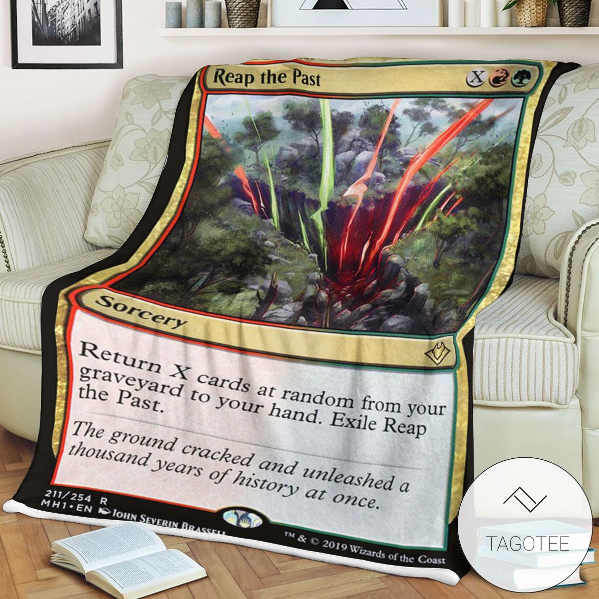 Mh1 211 Reap The Past Mtg Game Magic The Gathering Blanket Mh1 211 Reap The Past Mtg Game Magic The Gathering Blanket