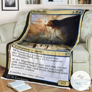Mh1 214 Soulherder Mtg Game Magic The Gathering Blanket