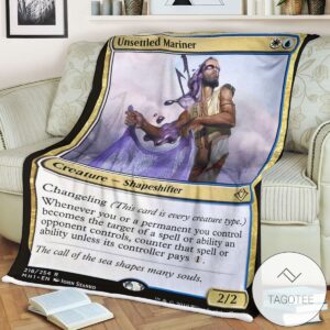 Mh1 216 Unsettled Mariner Mtg Game Magic The Gathering Blanket