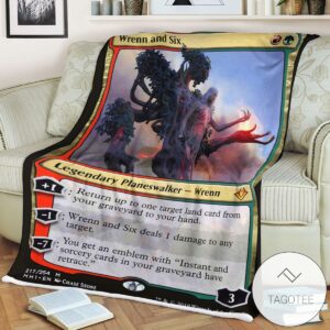 Mh1 217 Wrenn And Six Mtg Game Magic The Gathering Blanket