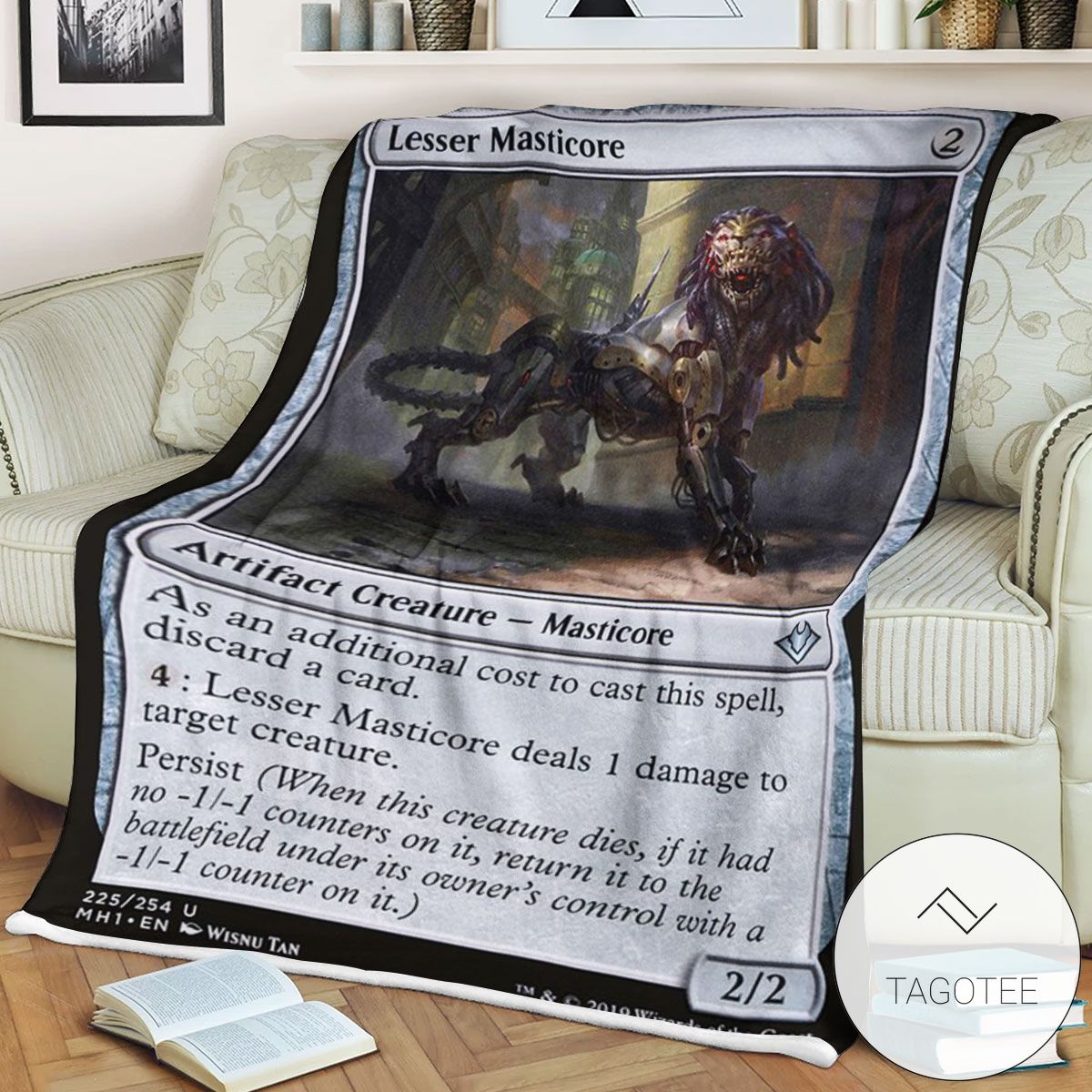Mh1 225 Lesser Masticore Mtg Game Magic The Gathering Blanket Mh1 225 Lesser Masticore Mtg Game Magic The Gathering Blanket