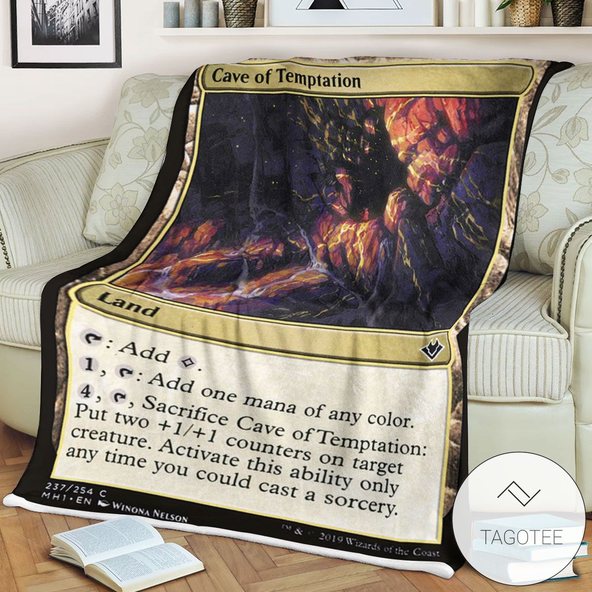 Mh1 237 Cave Of Temptation Mtg Game Magic The Gathering Blanket Mh1 237 Cave Of Temptation Mtg Game Magic The Gathering Blanket