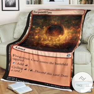 Mh1 239 Forgotten Cave Mtg Game Magic The Gathering Blanket