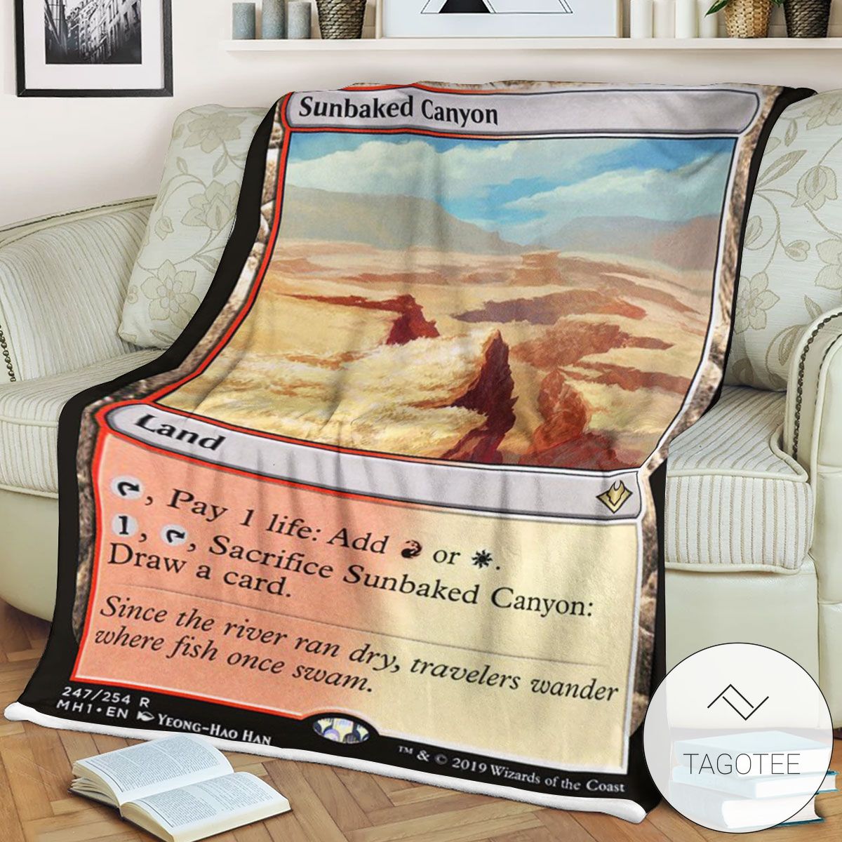 Mh1 247 Sunbaked Canyon Mtg Game Magic The Gathering Blanket Mh1 247 Sunbaked Canyon Mtg Game Magic The Gathering Blanket