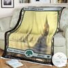 Mh1 254 Snow Covered Forest Mtg Game Magic The Gathering Blanket