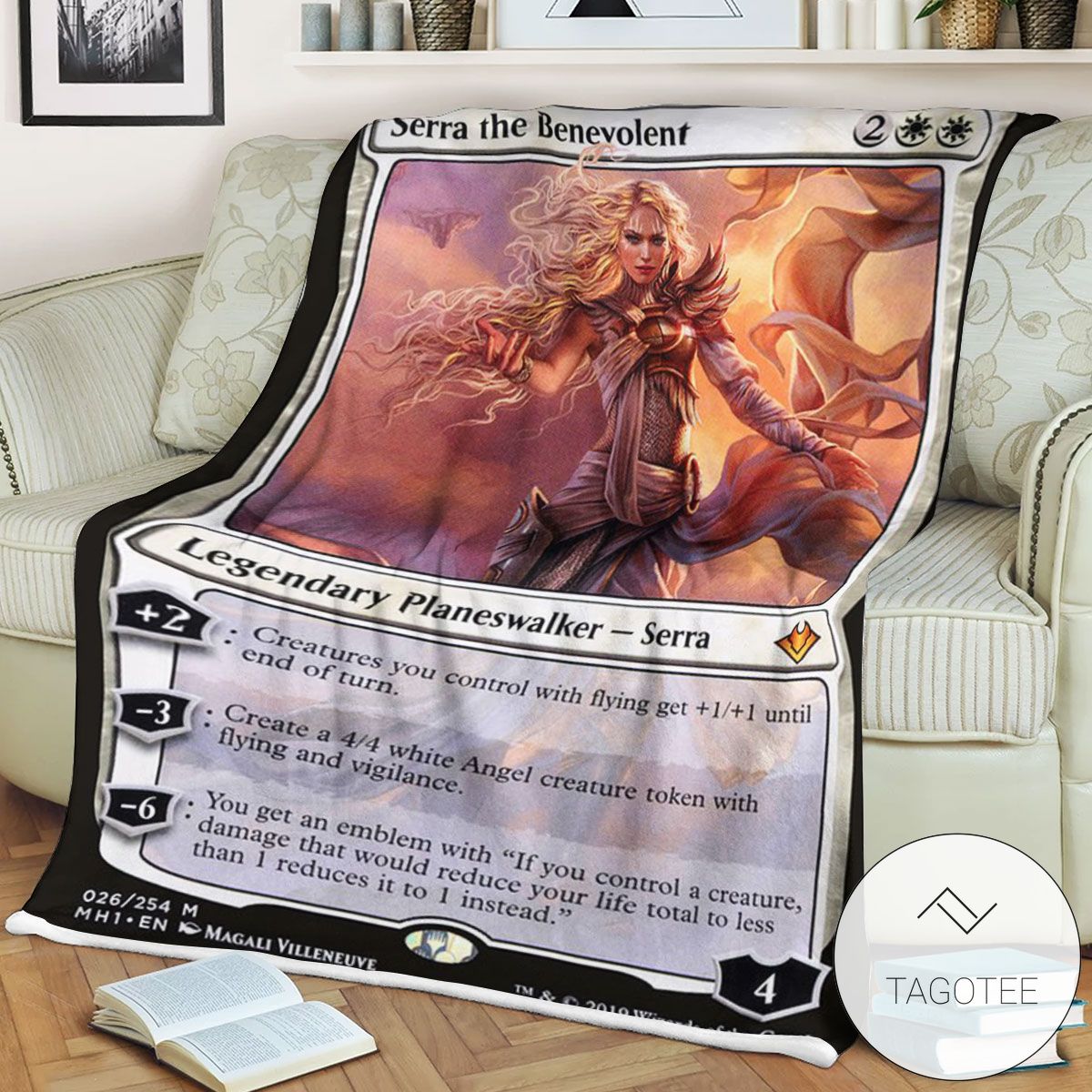 Mh1 26 Serra The Benevolent Mtg Game Magic The Gathering Blanket Mh1 26 Serra The Benevolent Mtg Game Magic The Gathering Blanket
