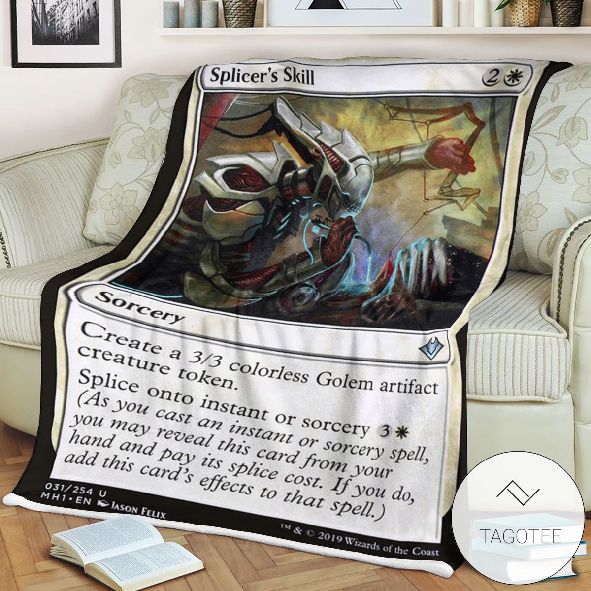 Mh1 31 Splicer S Skill Mtg Game Magic The Gathering Blanket Mh1 31 Splicer S Skill Mtg Game Magic The Gathering Blanket