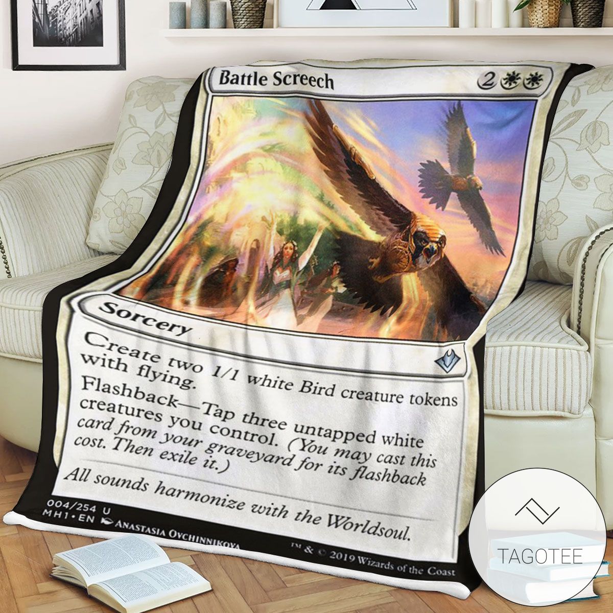 Mh1 4 Battle Screech Mtg Game Magic The Gathering Blanket Mh1 4 Battle Screech Mtg Game Magic The Gathering Blanket