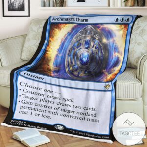 Mh1 40 Archmage S Charm Mtg Game Magic The Gathering Blanket