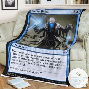 Mh1 50 Fact Or Fiction Mtg Game Magic The Gathering Blanket
