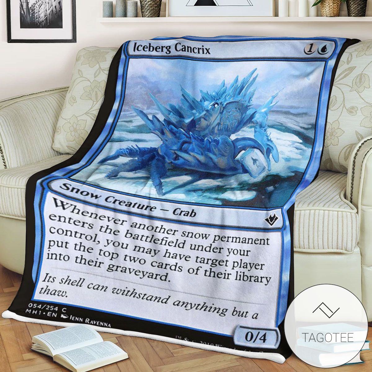 Mh1 54 Iceberg Cancrix Mtg Game Magic The Gathering Blanket Mh1 54 Iceberg Cancrix Mtg Game Magic The Gathering Blanket