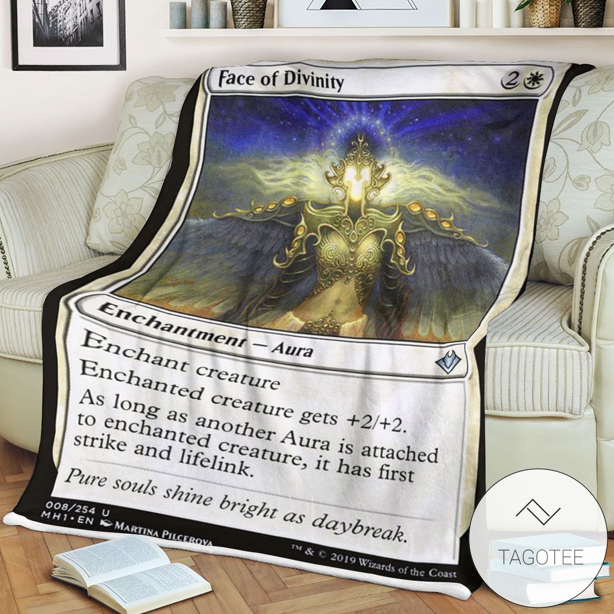 Mh1 8 Face Of Divinity Mtg Game Magic The Gathering Blanket Mh1 8 Face Of Divinity Mtg Game Magic The Gathering Blanket