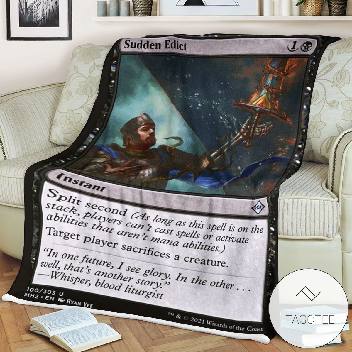 Mh2 100 Sudden Edict Mtg Game Magic The Gathering Blanket Mh2 100 Sudden Edict Mtg Game Magic The Gathering Blanket