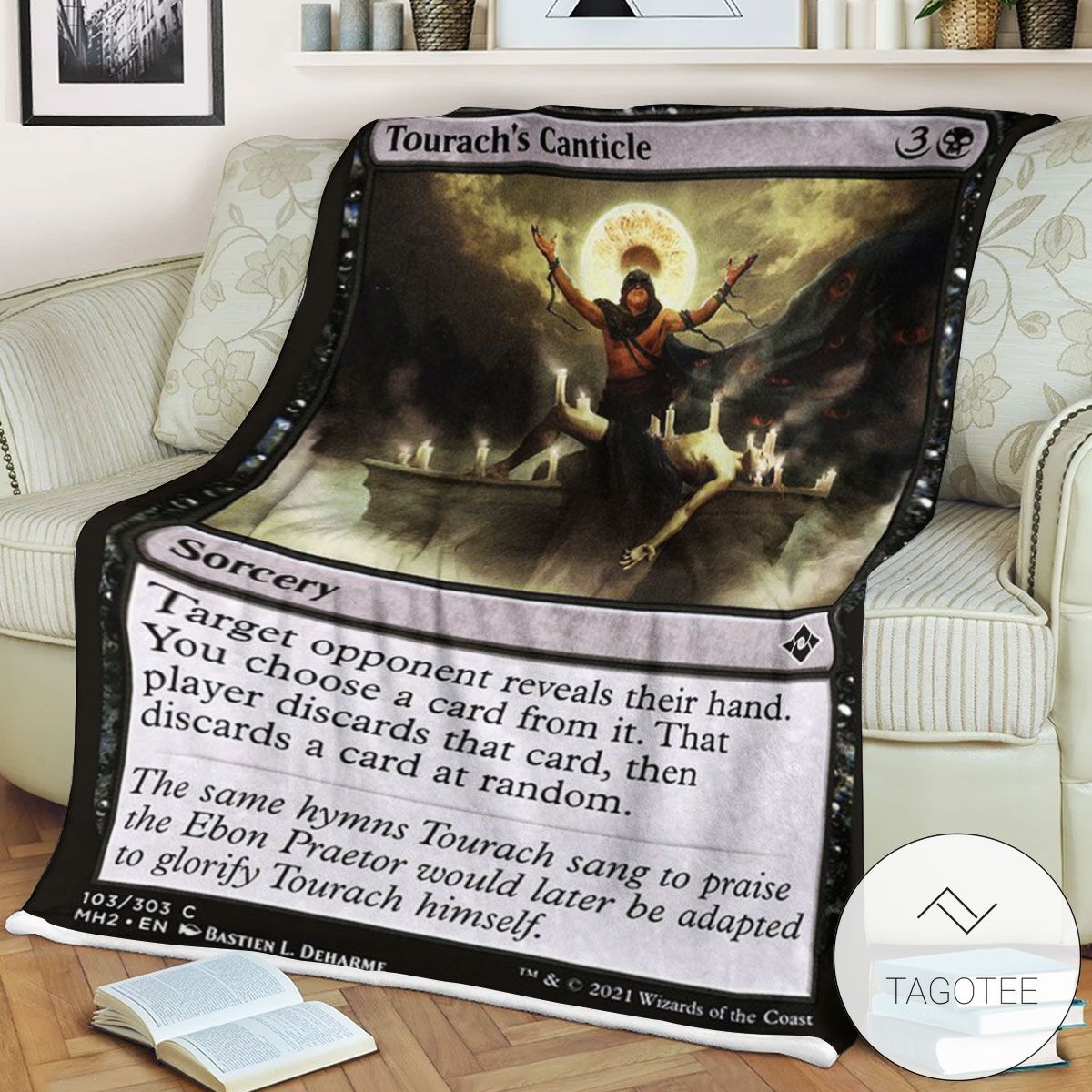 Mh2 103 Tourach S Canticle Mtg Game Magic The Gathering Blanket Mh2 103 Tourach S Canticle Mtg Game Magic The Gathering Blanket