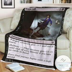 Mh2 104 Tragic Fall Mtg Game Magic The Gathering Blanket