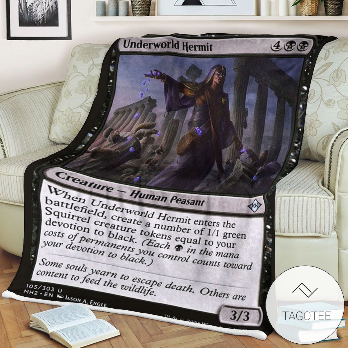 Mh2 105 Underworld Hermit Mtg Game Magic The Gathering Blanket Mh2 105 Underworld Hermit Mtg Game Magic The Gathering Blanket