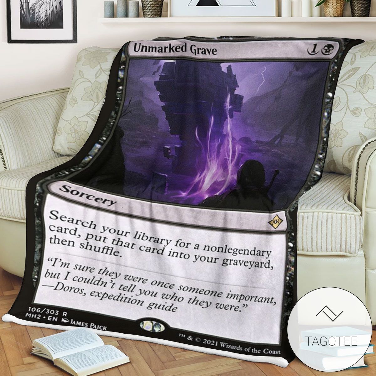 Mh2 106 Unmarked Grave Mtg Game Magic The Gathering Blanket Mh2 106 Unmarked Grave Mtg Game Magic The Gathering Blanket