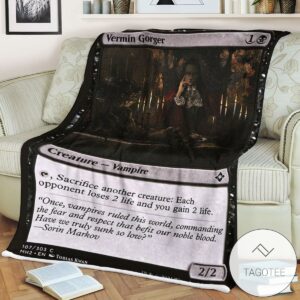 Mh2 107 Vermin Gorger Mtg Game Magic The Gathering Blanket
