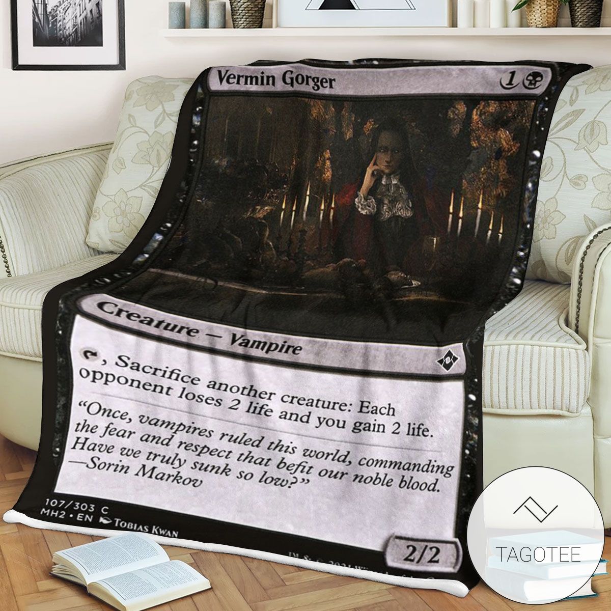 Mh2 107 Vermin Gorger Mtg Game Magic The Gathering Blanket Mh2 107 Vermin Gorger Mtg Game Magic The Gathering Blanket