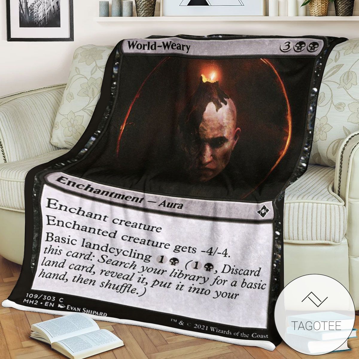 Mh2 109 World Weary Mtg Game Magic The Gathering Blanket Mh2 109 World Weary Mtg Game Magic The Gathering Blanket