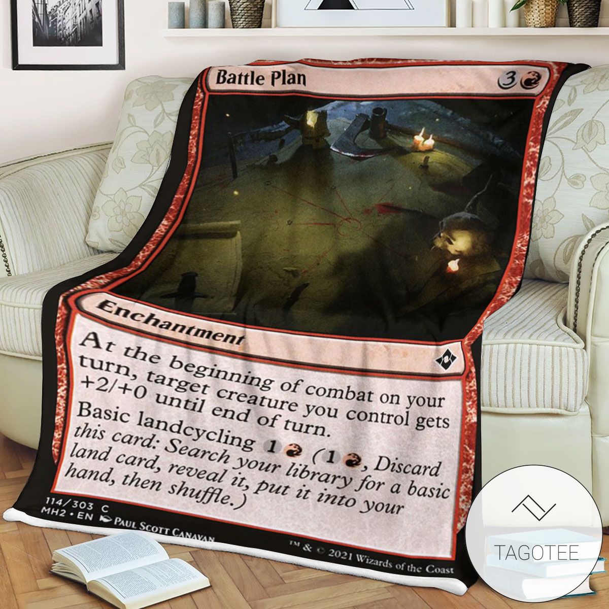 Mh2 114 Battle Plan Mtg Game Magic The Gathering Blanket Mh2 114 Battle Plan Mtg Game Magic The Gathering Blanket