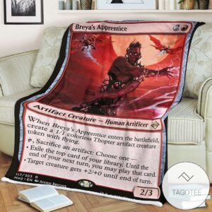 Mh2 117 Breya S Apprentice Mtg Game Magic The Gathering Blanket