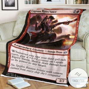 Mh2 119 Captain Ripley Vance Mtg Game Magic The Gathering Blanket
