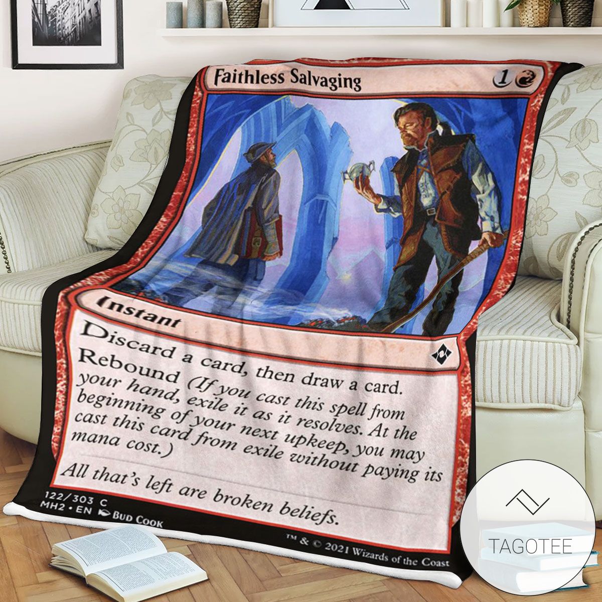 Mh2 122 Faithless Salvaging Mtg Game Magic The Gathering Blanket Mh2 122 Faithless Salvaging Mtg Game Magic The Gathering Blanket