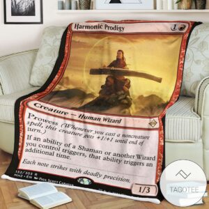 Mh2 132 Harmonic Prodigy Mtg Game Magic The Gathering Blanket