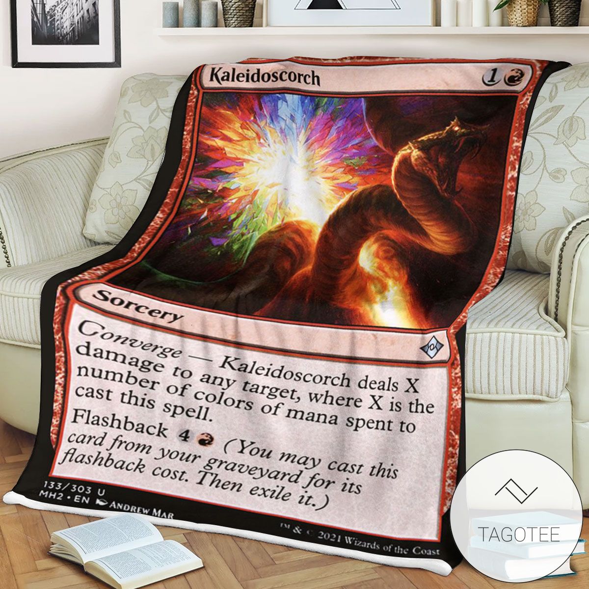 Mh2 133 Kaleidoscorch Mtg Game Magic The Gathering Blanket Mh2 133 Kaleidoscorch Mtg Game Magic The Gathering Blanket