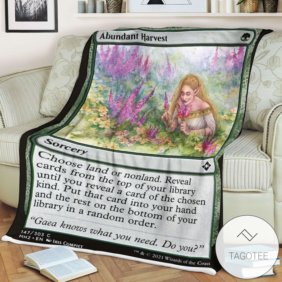 Mh2 147 Abundant Harvest Mtg Game Magic The Gathering Blanket Mh2 147 Abundant Harvest Mtg Game Magic The Gathering Blanket