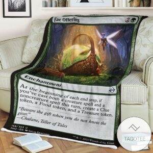 Mh2 158 Fae Offering Mtg Game Magic The Gathering Blanket