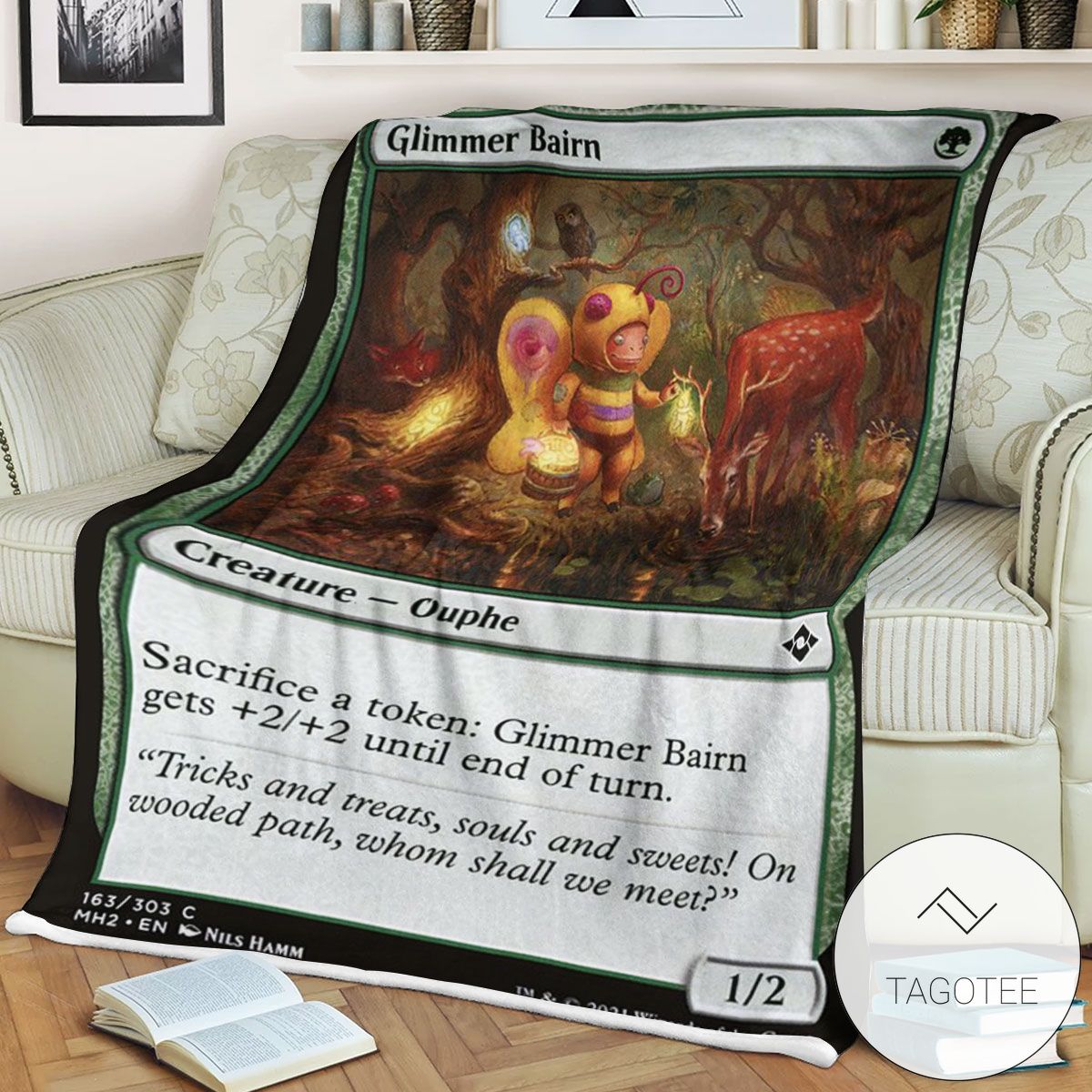 Mh2 163 Glimmer Bairn Mtg Game Magic The Gathering Blanket Mh2 163 Glimmer Bairn Mtg Game Magic The Gathering Blanket