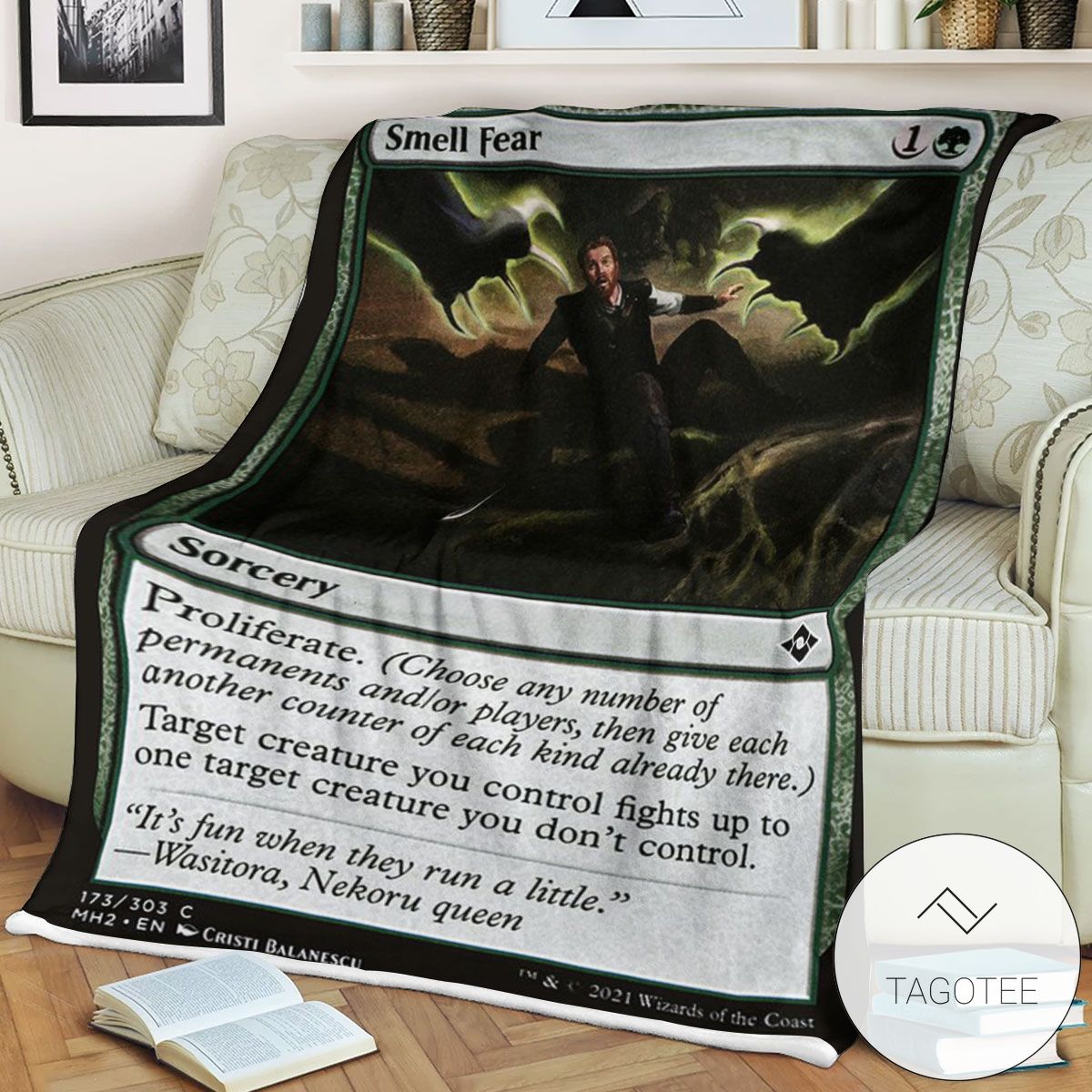 Mh2 173 Smell Fear Mtg Game Magic The Gathering Blanket Mh2 173 Smell Fear Mtg Game Magic The Gathering Blanket
