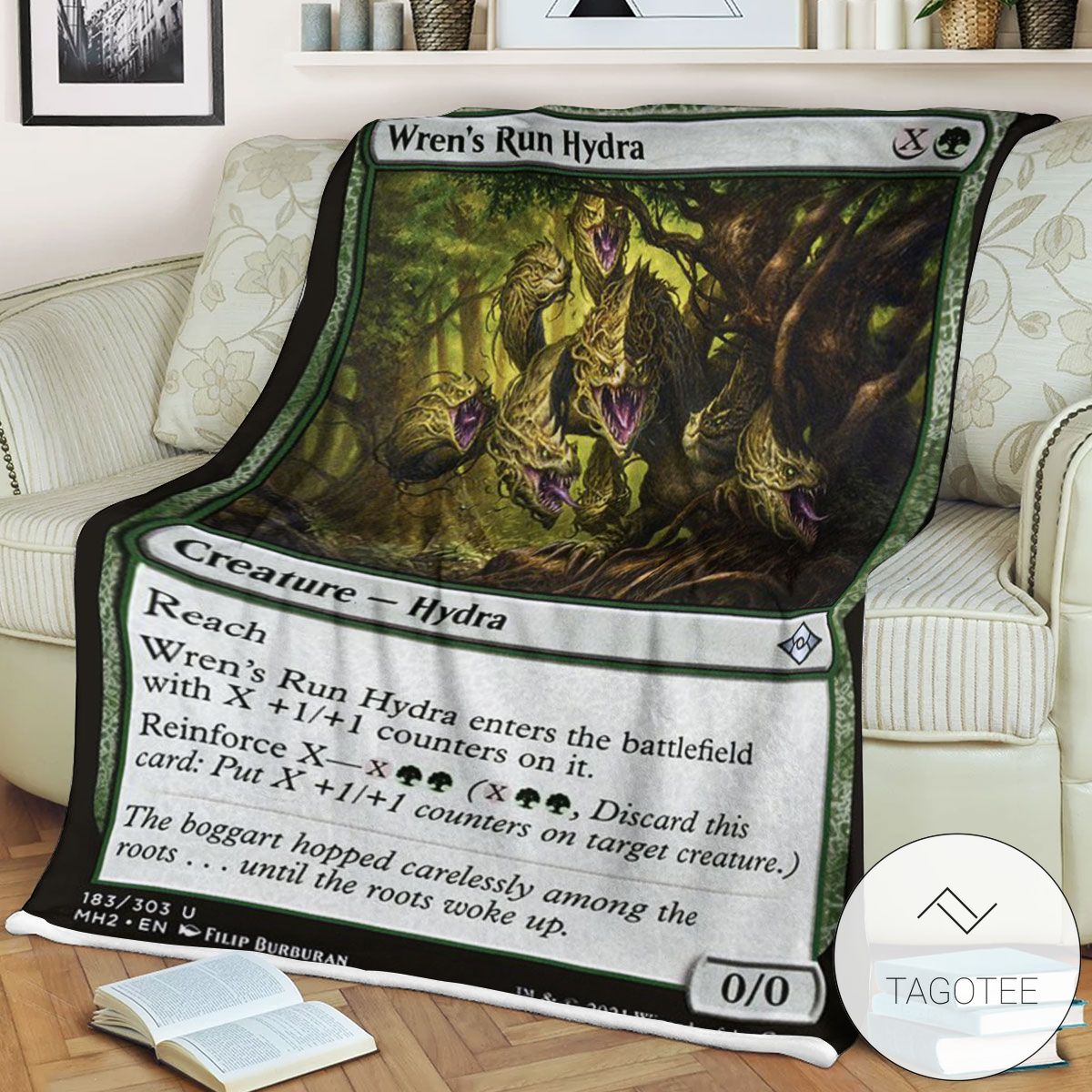 Mh2 183 Wren S Run Hydra Mtg Game Magic The Gathering Blanket Mh2 183 Wren S Run Hydra Mtg Game Magic The Gathering Blanket