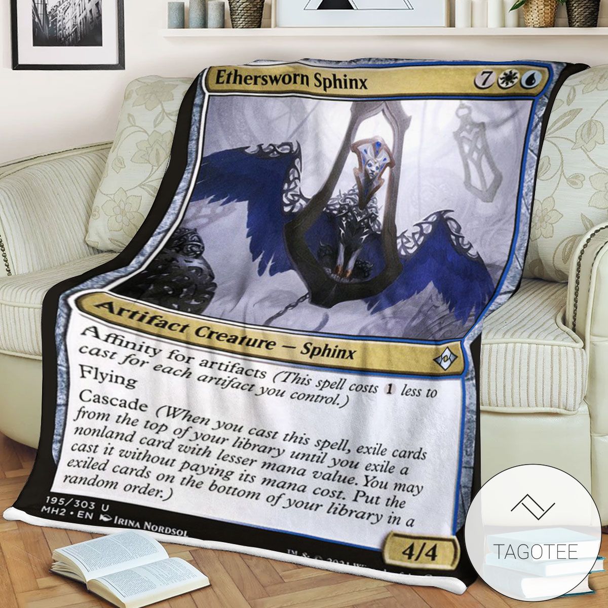 Mh2 195 Ethersworn Sphinx Mtg Game Magic The Gathering Blanket Mh2 195 Ethersworn Sphinx Mtg Game Magic The Gathering Blanket