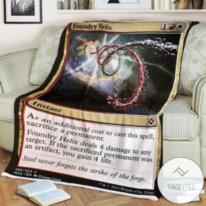 Mh2 196 Foundry Helix Mtg Game Magic The Gathering Blanket